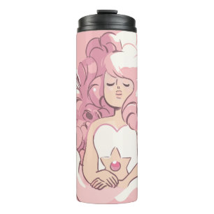 Termo Steven Universe   Rosa de Ilustracion de cuarzo