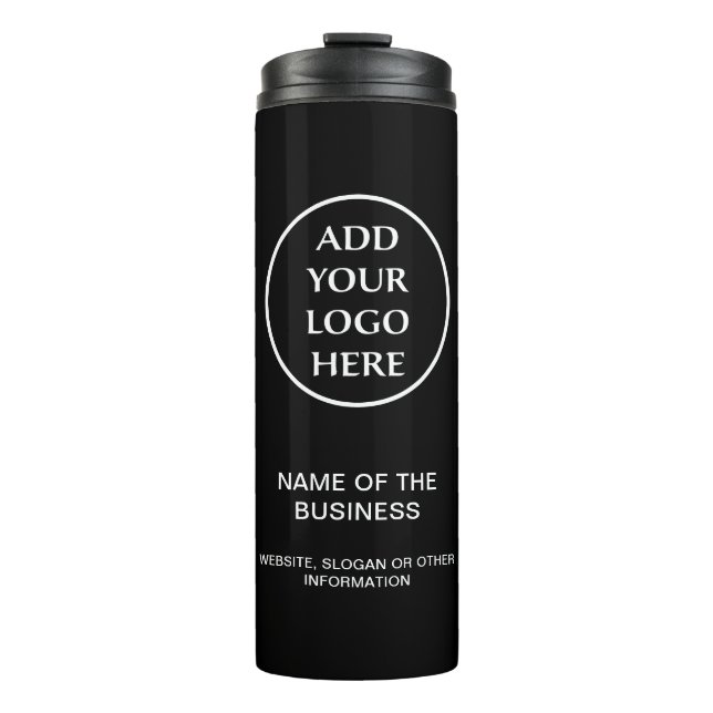 Termo Su logotipo profesional Empresa de negocios (Anverso)