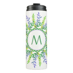 Termo Su monograma en un tumblador personalizado de marc