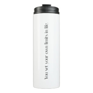 Termo Su propio Tumbler térmico de límites