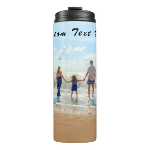 Termo Su Tumbler térmico fotográfico con texto Personali