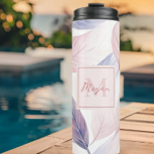 Suave Serenidad Acuarela Deja Monograma Personaliz