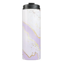 Suave Splash Dorado de Acuarela Morado Elegante