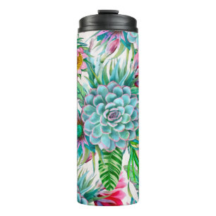 Termo Suculento jardín tropical