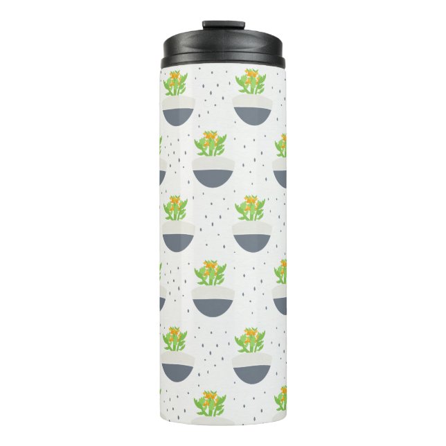 Termo Suculento patrón de mamá de planta de Kalanchoe (Anverso)