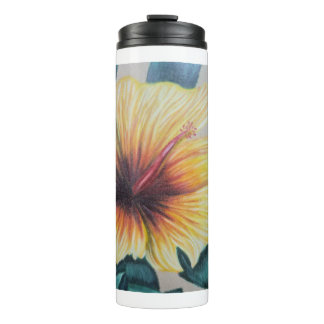Termo Sudadera con capucha de hibisco amarillo