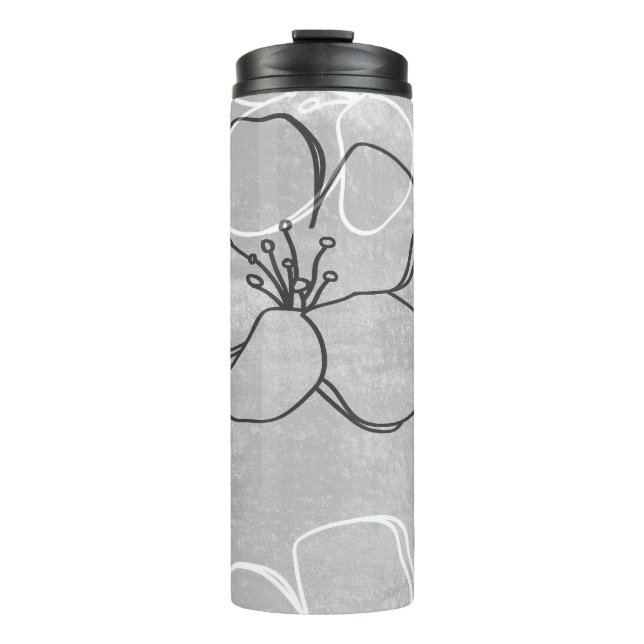 Termo Sueño del florecimiento de Apple: Ornamento abstra (Anverso)