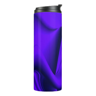 Termo Sueños del arcoiris de flores moradas