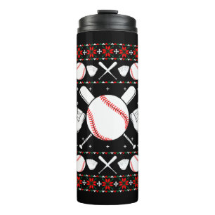 Termo Suéter de Navidades feos de béisbol