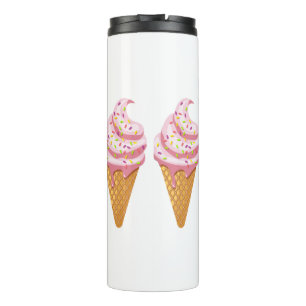 Termo Sundae de fresa en cono de gofre con tope