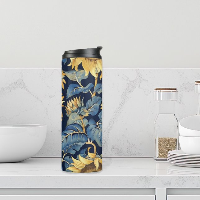 Termo Sunflower Art Nouveau (Sunflower thermal water bottle)