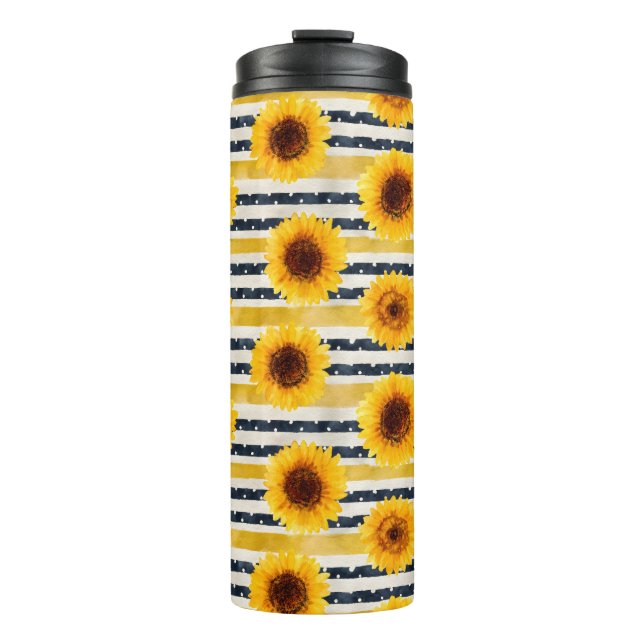Termo Sunflower Stripes Navy & Yellow  (Anverso)