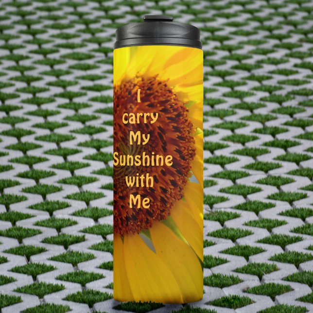 Termo Sunny Bright Big Yellow Sunflower (Subido por el creador)