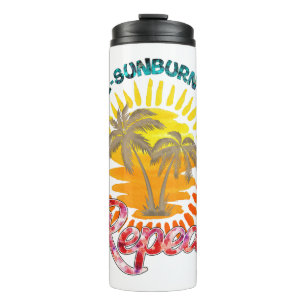 Termo Sunrise-Sunburn-Sunset-Repetir   Palm Trees dorado