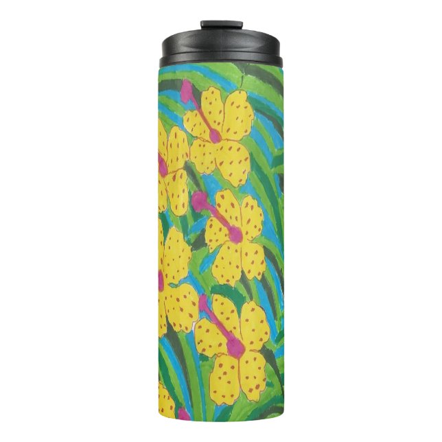Termo Sunshine Hibiscus Tropical Print (Anverso)