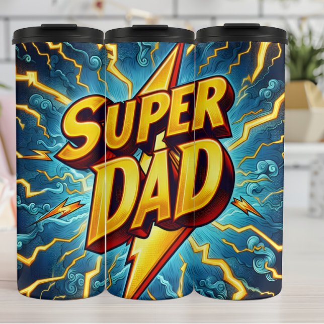 Termo Super Dad: Rayo, tributo heroico (Subido por el creador)