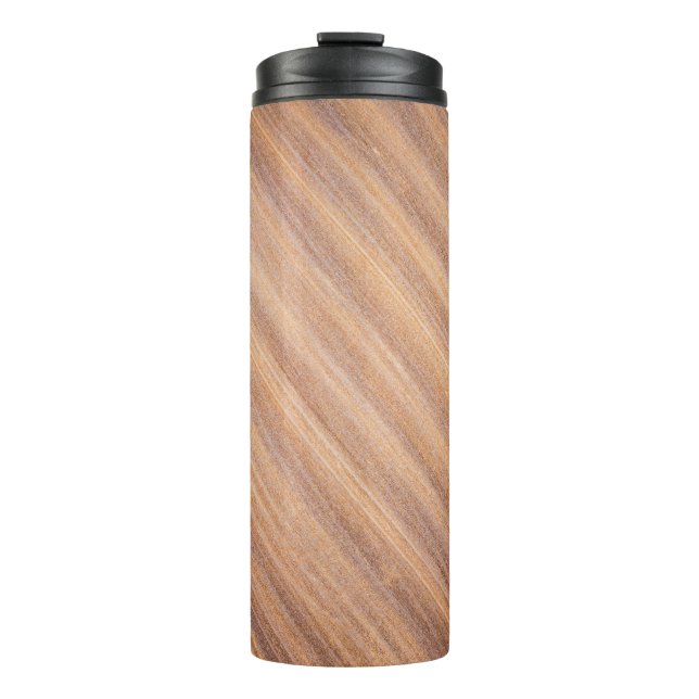 Termo Superficie de madera marrón (Anverso)