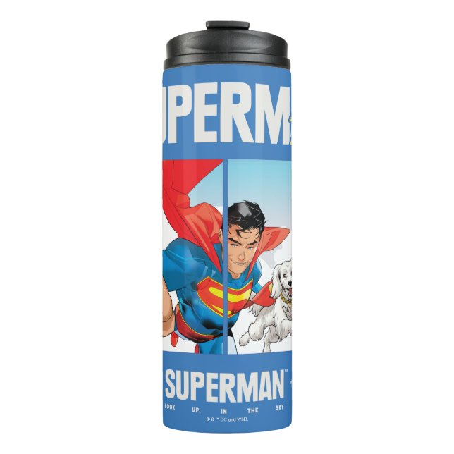 Termo Superman y Krypto Take Flight (Anverso)