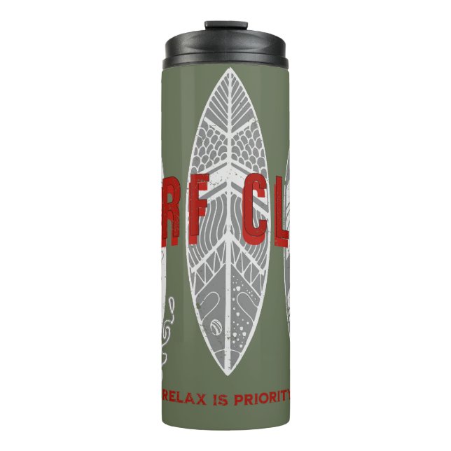 Termo Surf Club Summer Beach Vacaciones Graciosa Vintage (Anverso)