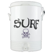 Surf y Skull negro refrigerador de bebidas Igloo 1