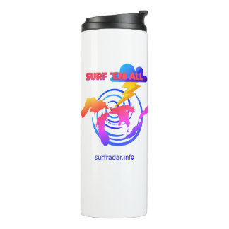 Termo Surfea todos. TLW. Surfeando los Grandes Lagos