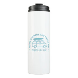 Termo Surfer camper van life road trip citas de surf