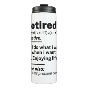 Termo sustantivo de definición retirada, regalo diverti