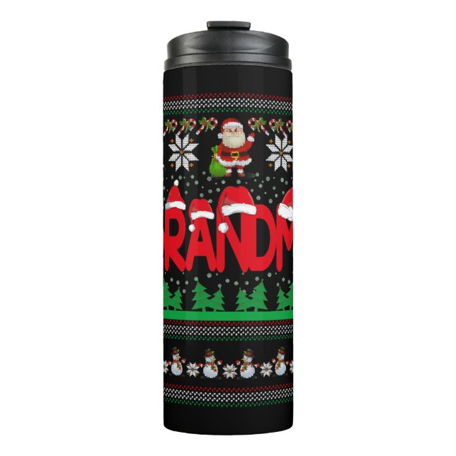 Termo Sweater, Navidades feos de la abuela (Anverso)
