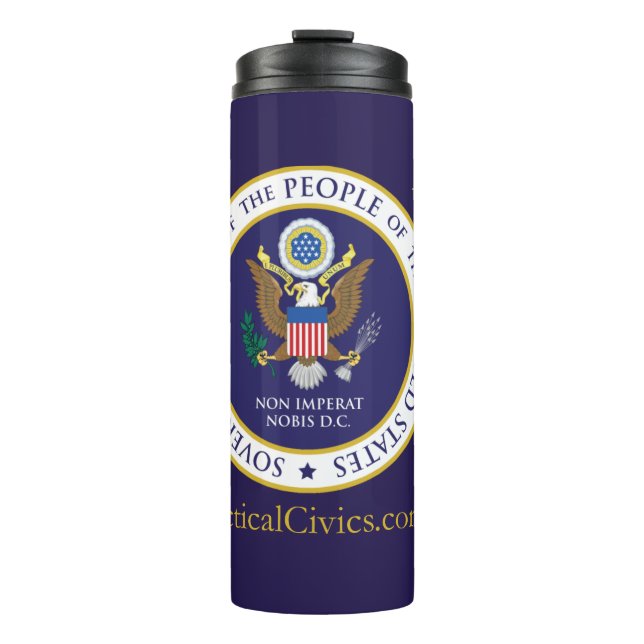 Termo Tactical Civics™ Great Seal Tumbler 12oz (Anverso)