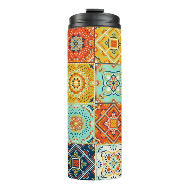 Termo Talavera, Azulejos, tapicería de mosaicos turcos. (Anverso)