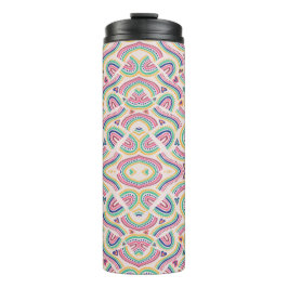 Termo Tall, insulated travel mug with intricate 