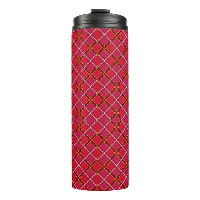 Termo Tall tumbler with a black lid, featuring a vibrant (Anverso)