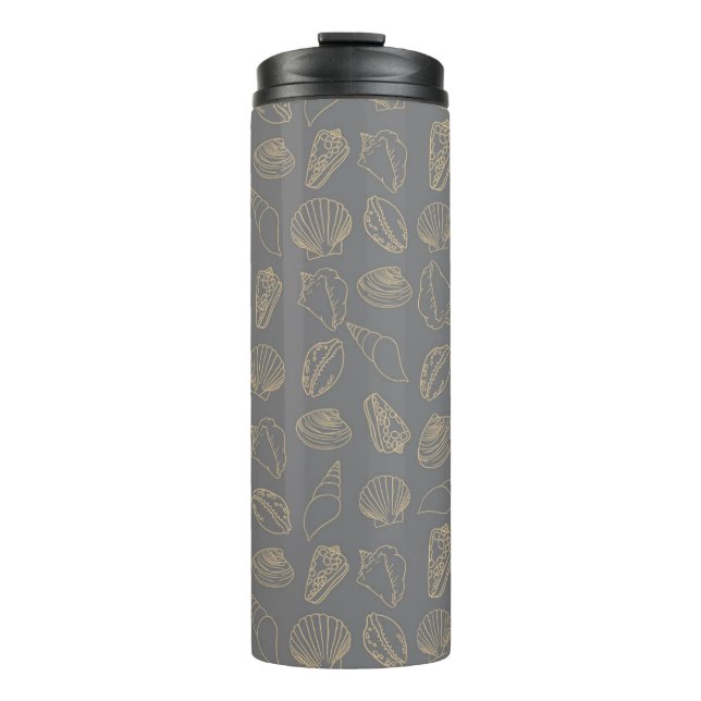 Termo Tan Shells on Grey (Anverso)