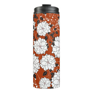 Termo Tarjeta invitativa o boda con ba floral abstracta