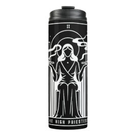 Termo Tarot Alta Sacerdotisa Fumando Marihuana Oculta Fe