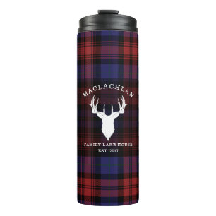 Termo Tartan a cuadros Clan MacLachlan Casa del lago fam