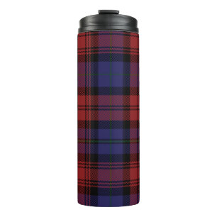 Termo Tartan Clan MacLachlan Cuadros Negro Rojo Check