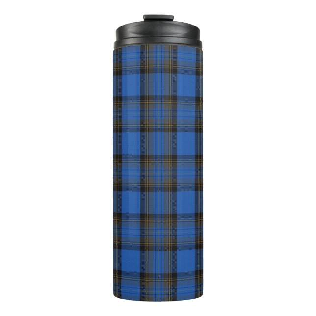Termo Tartan Plaid Azul de la Isla de Skye (Anverso)
