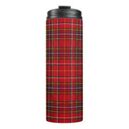 Termo Tartan Royal Stewart Rojo Dorado Cuadros Escoceses