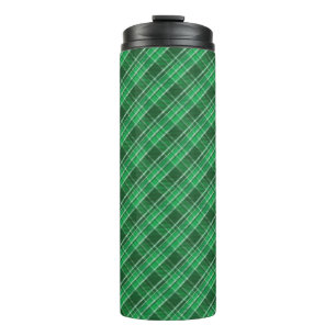 Termo Tartán Swahili Green Plaid Pattern-88675