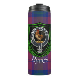Termo Tartan y Cresta del Clan Escocés Byres