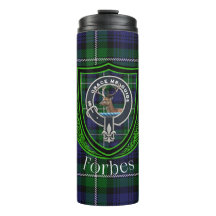 Tartan y Cresta del Clan Escocés Forbes