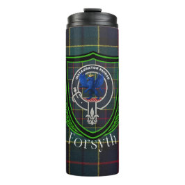 Termo Tartan y Cresta del Clan Escocés Forsyth