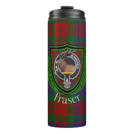 Termo Tartan y Cresta del Clan Escocés Fraser
