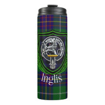 Tartan y Cresta del Clan Escocés Inglis