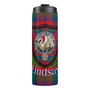 Termo Tartan y Cresta del Clan Escocés Lindsay