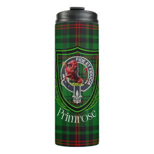 Termo Tartan y Cresta del Clan Escocés Primrose