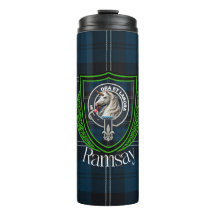 Tartan y Cresta del Clan Escocés Ramsay