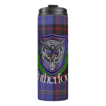 Tartan y Cresta del Clan Escocés Rutherford