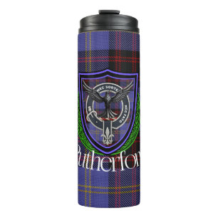 Termo Tartan y Cresta del Clan Escocés Rutherford